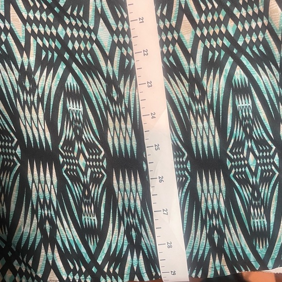 Unique Spectrum Plus Size Multicolor Geometric Print Open Front Cardigan Size 3X - Picture 7 of 12